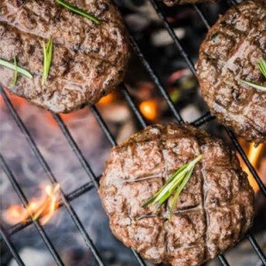 Chicken grill burger patties